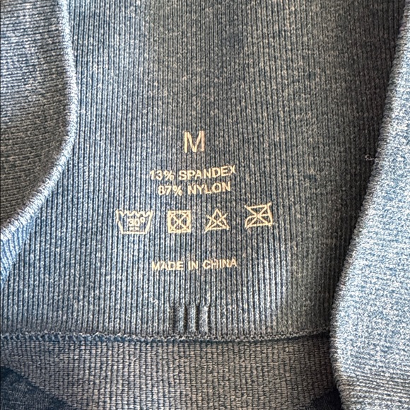 NVGTN Women's Slate Blue Bike Shorts - Picture 2 of 2